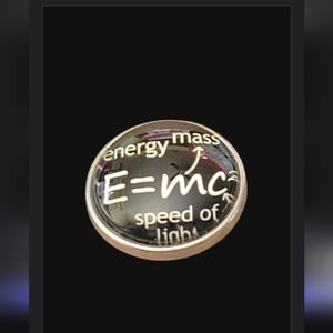 E=mc² Snap for Snap Jewelry